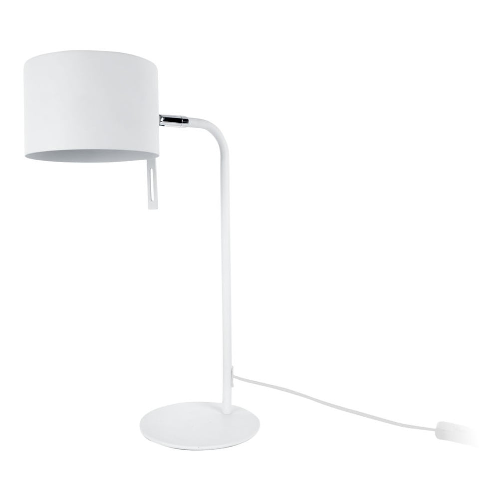 E-shop Biela stolová lampa Leitmotiv Shell, výška 45 cm