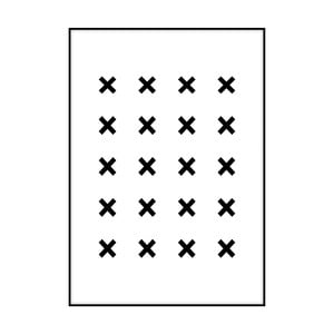 Plagát Imagioo Crosses, 40 × 30 cm