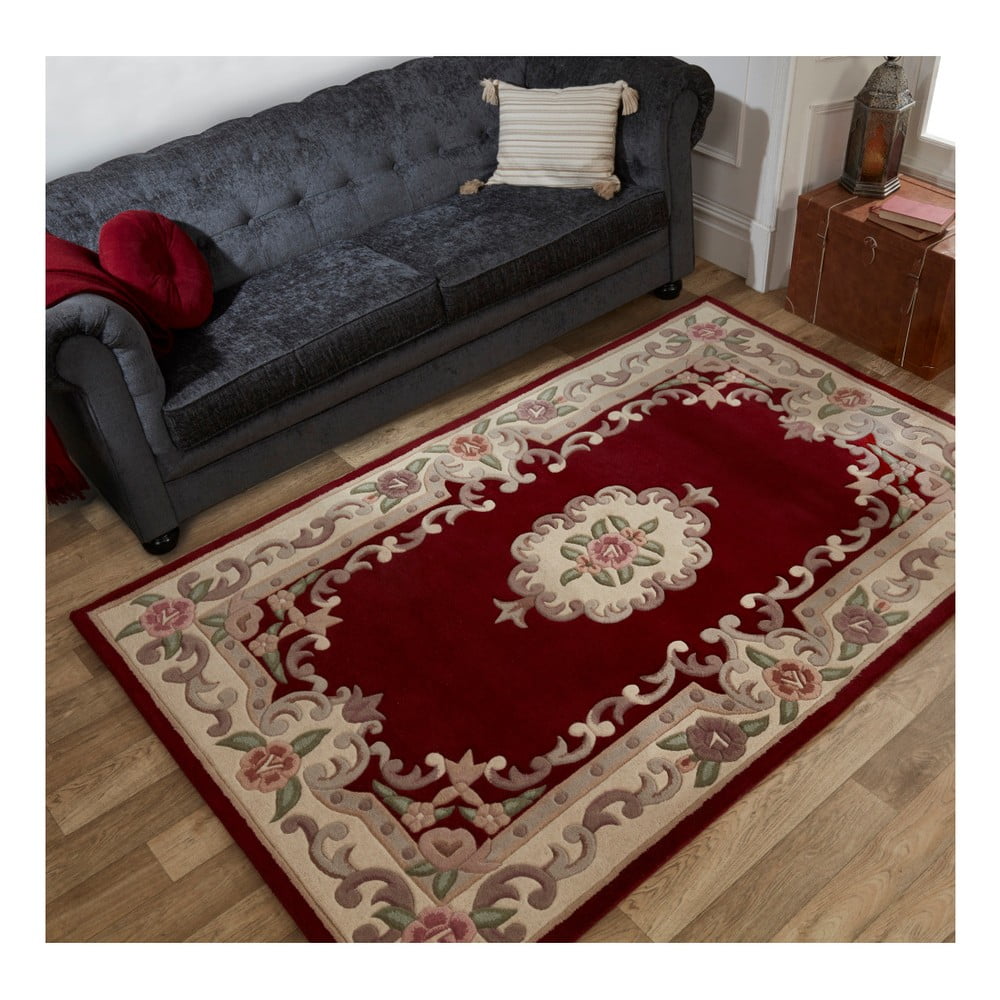 Obrázok Koberec z vlny Flair Rugs Aubusson Red, 160 × 230 cm