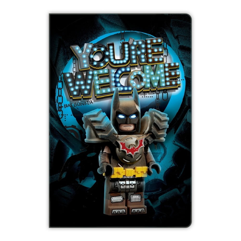 Obrázok LEGO Movie 2 Batman - zápisník (4895028523404)