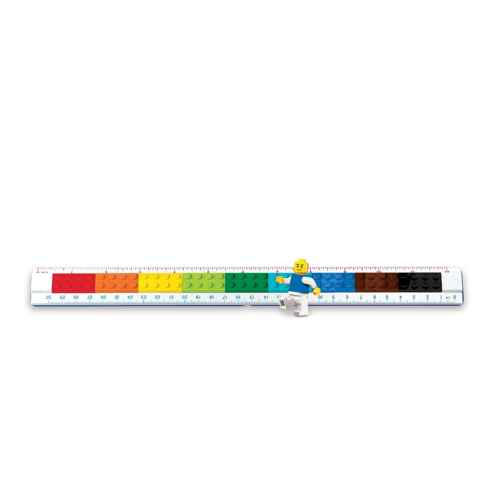 E-shop Skladacie pravítko s minifigúrkou LEGO®, 30 cm