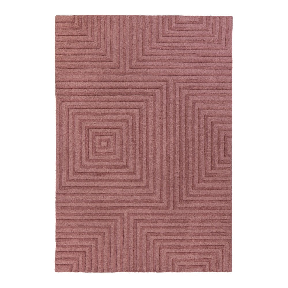 Obrázok Fialový vlnený koberec Flair Rugs Estela, 120 x 170 cm