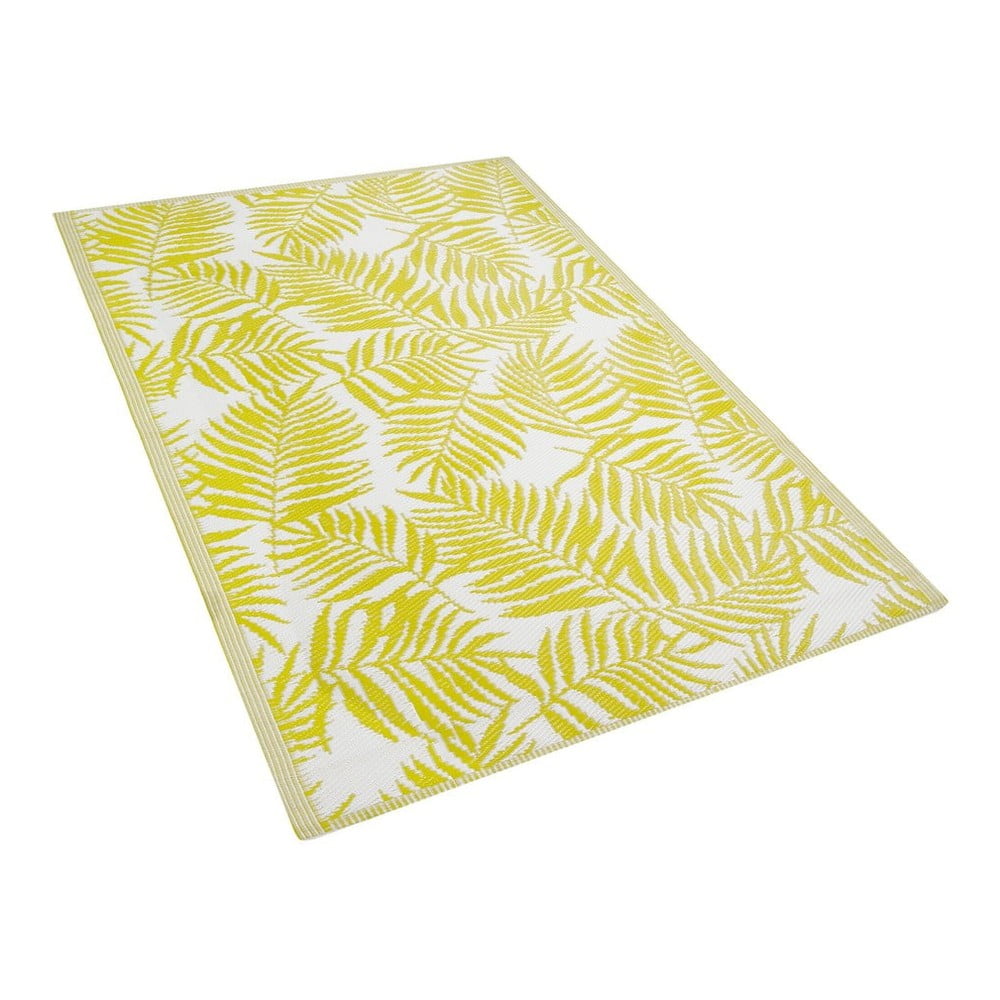 E-shop Žltý vonkajší koberec Monobeli Kota, 120 x 170 cm