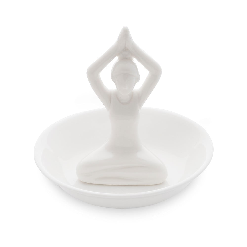 E-shop Porcelánový stojan na šperky Yoga - Balvi