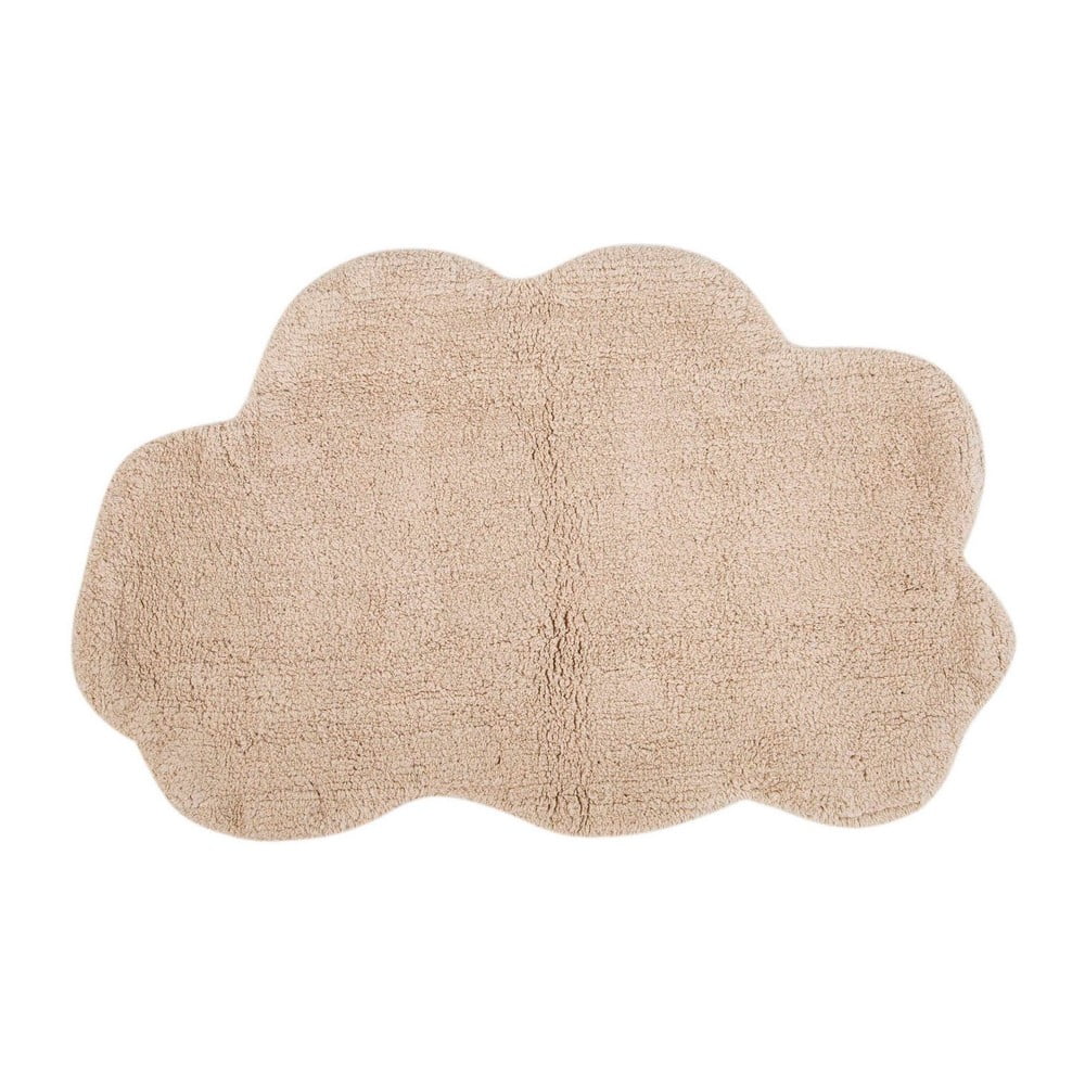 E-shop Béžová bavlnená kúpeľňová predložka Foutastic Cloud