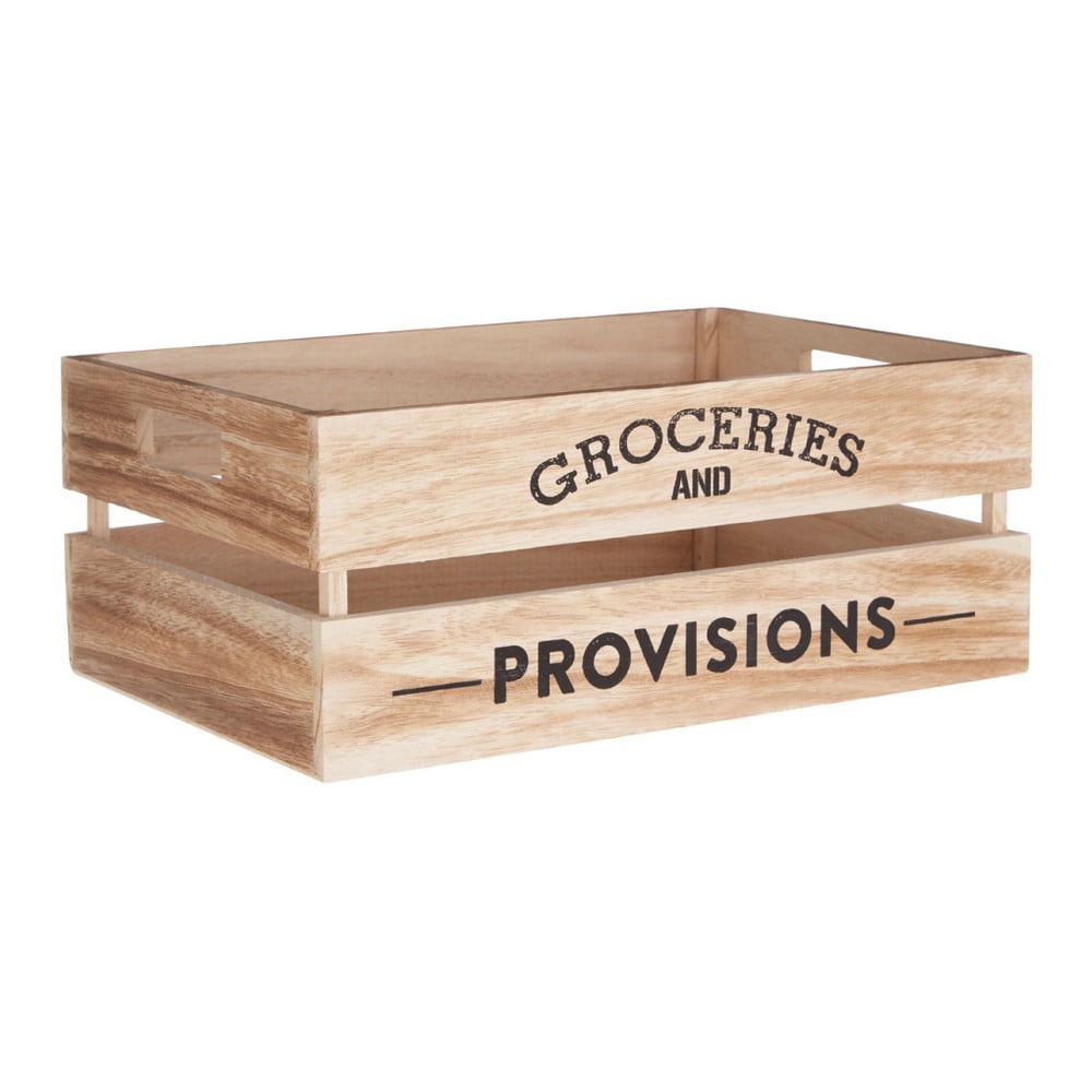 Obrázok Drevený úložný box Premier Housewares Provisions, 25 × 35 cm