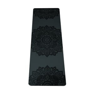 Čierna podložka na jogu Yoga Design Lab Manadala Charcoal, 5 mm