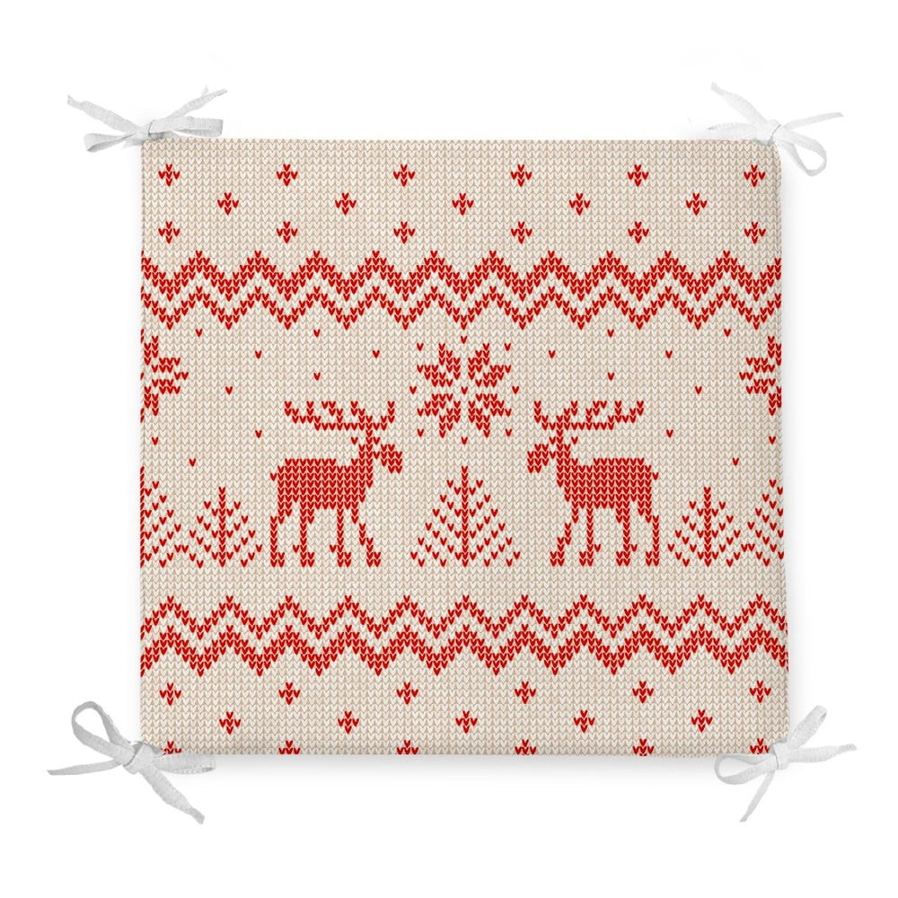 E-shop Vianočný sedák s prímesou bavlny Minimalist Cushion Covers Merry Christmas, 42 x 42 cm