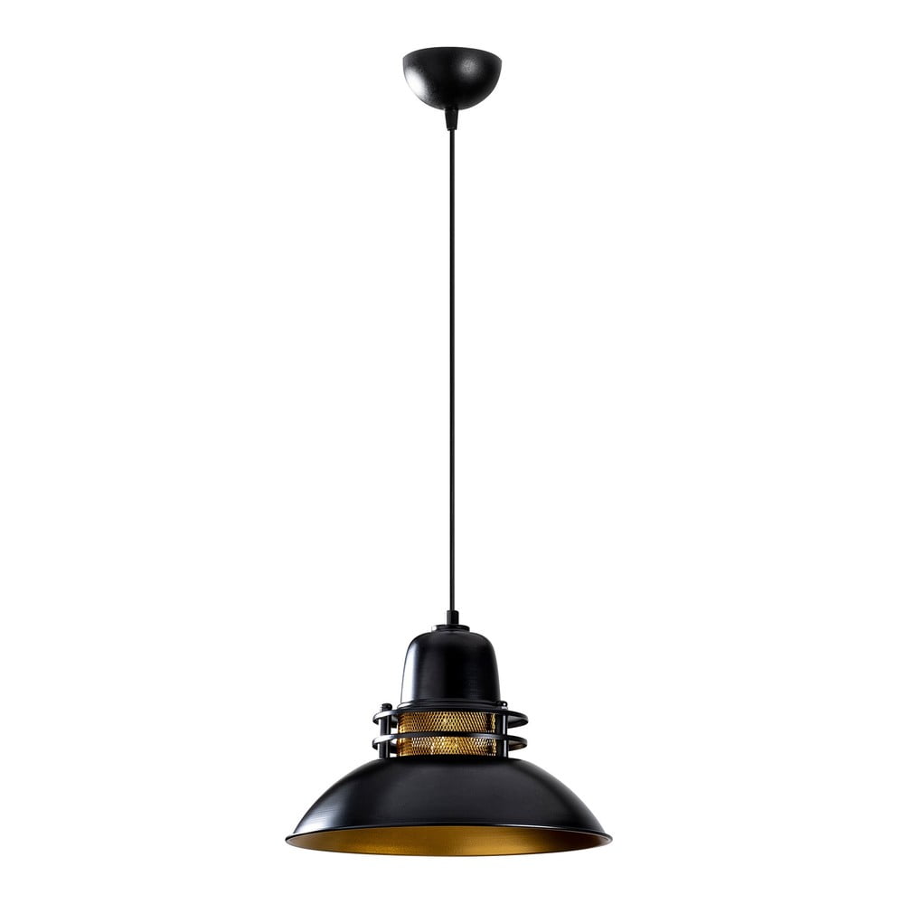 E-shop Čierne závesné svietidlo Opviq lights Berceste, ø 34 cm