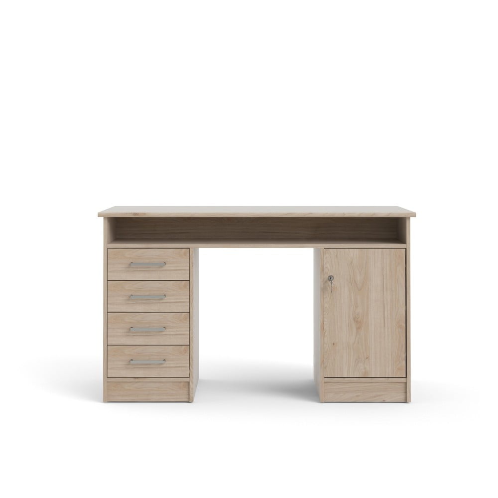 E-shop Pracovný stôl v dubovom dekore Tvilum Function Plus