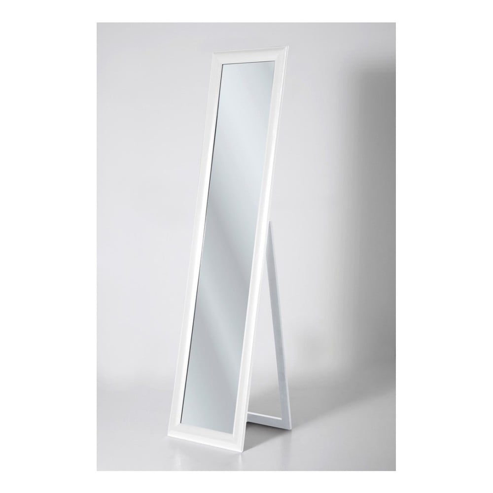 E-shop Biele voľne stojacie zrkadlo Kare Design Modern Living, výška 170 cm