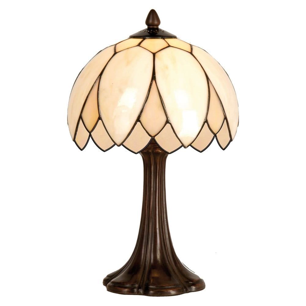 Tiffany stolová lampa Pearl Flower