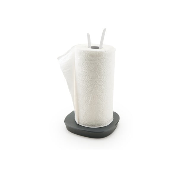 Bielo-sivý stojan na papierové kuchynské obrúsky Vialli Design Livio