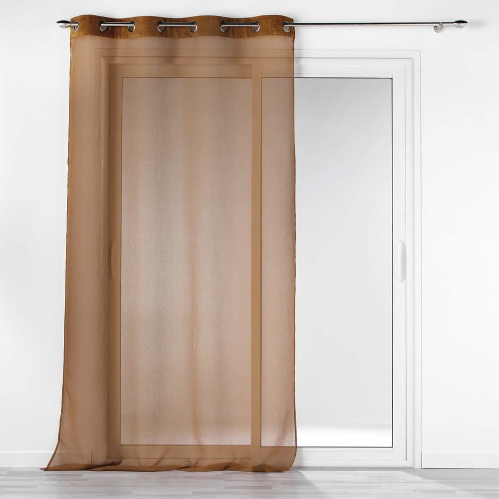 Hnedá záclona 140x240 cm Casual – douceur d'intérieur