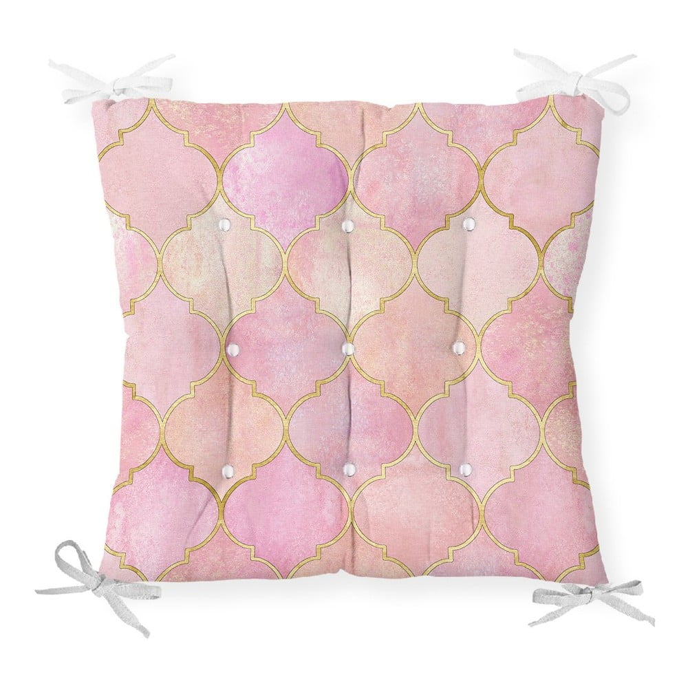 E-shop Sedák s prímesou bavlny Minimalist Cushion Covers Pinky Oriental, 40 x 40 cm