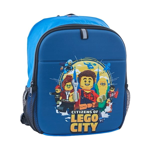 Tmavomodrý detský batoh LEGO® City Citizens, 8 l