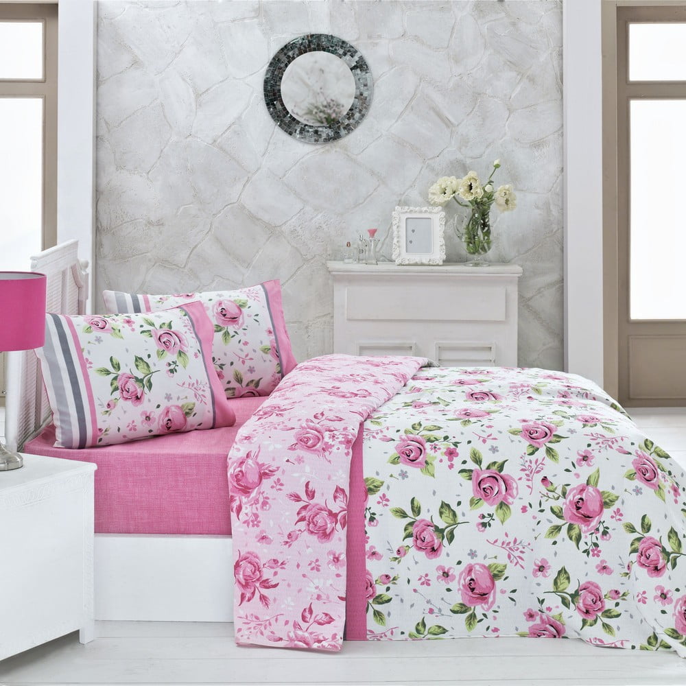 E-shop Bavlnený ľahký pléd na posteľ Asli, 200 × 230 cm