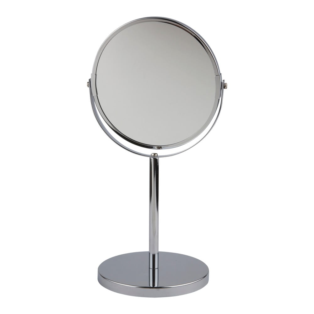 Strieborné kozmetické stolové zrkadlo Galzone