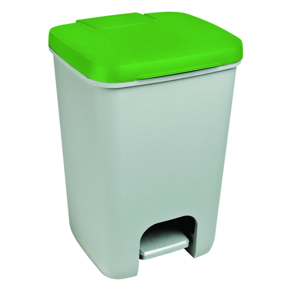 E-shop Sivo-zelený odpadkový kôš Curver Essentials, 20 l