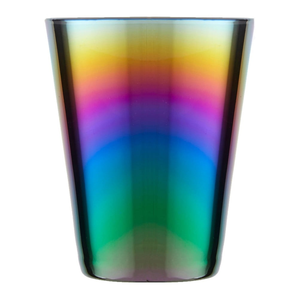 Obrázok Sada 4 pohárikov s duhovým efektom Premier Housowares Rainbow, 390 ml