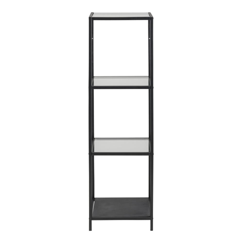 E-shop Čierny regál Actona Seaford, 35 x 119,5 cm