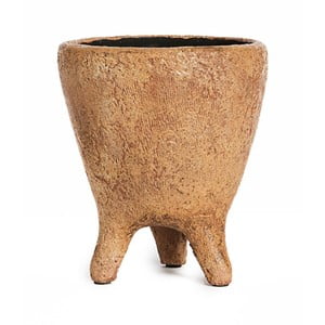 Hnedá keramická váza Simla Heritage, výška 17 cm