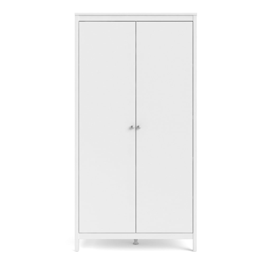 E-shop Biela šatníková skriňa Tvilum Madrid, 102 x 199 cm
