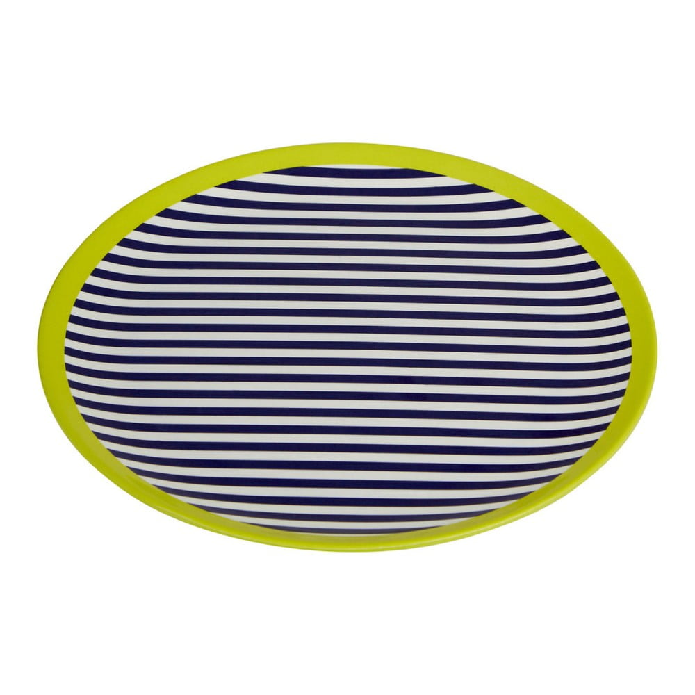 Obrázok Čierno-biely pruhovaný tanier Premier Housewares Mimo, ⌀ 20 cm