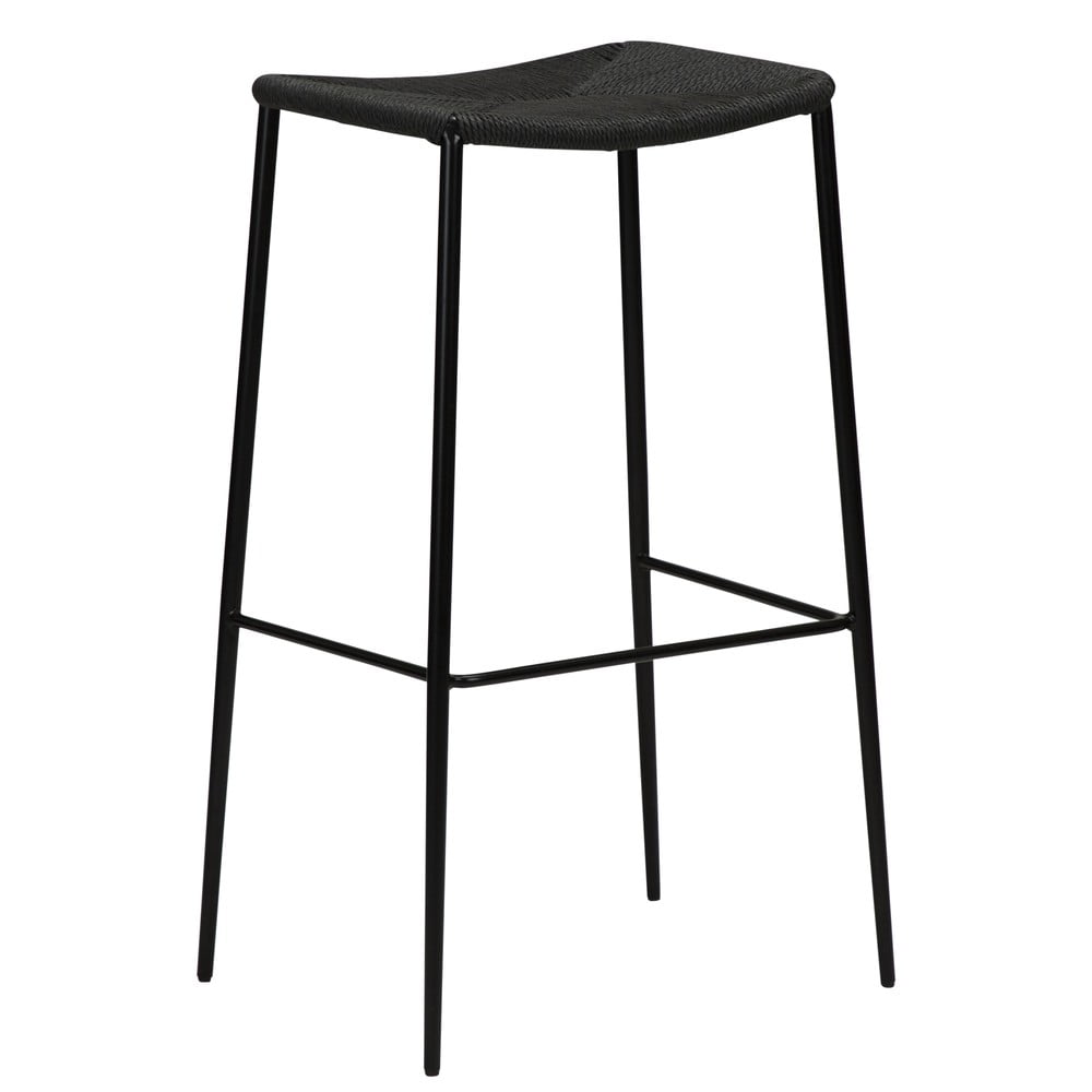 E-shop Čierna barová stolička DAN-FORM Denmark Stiletto, výška 78 cm