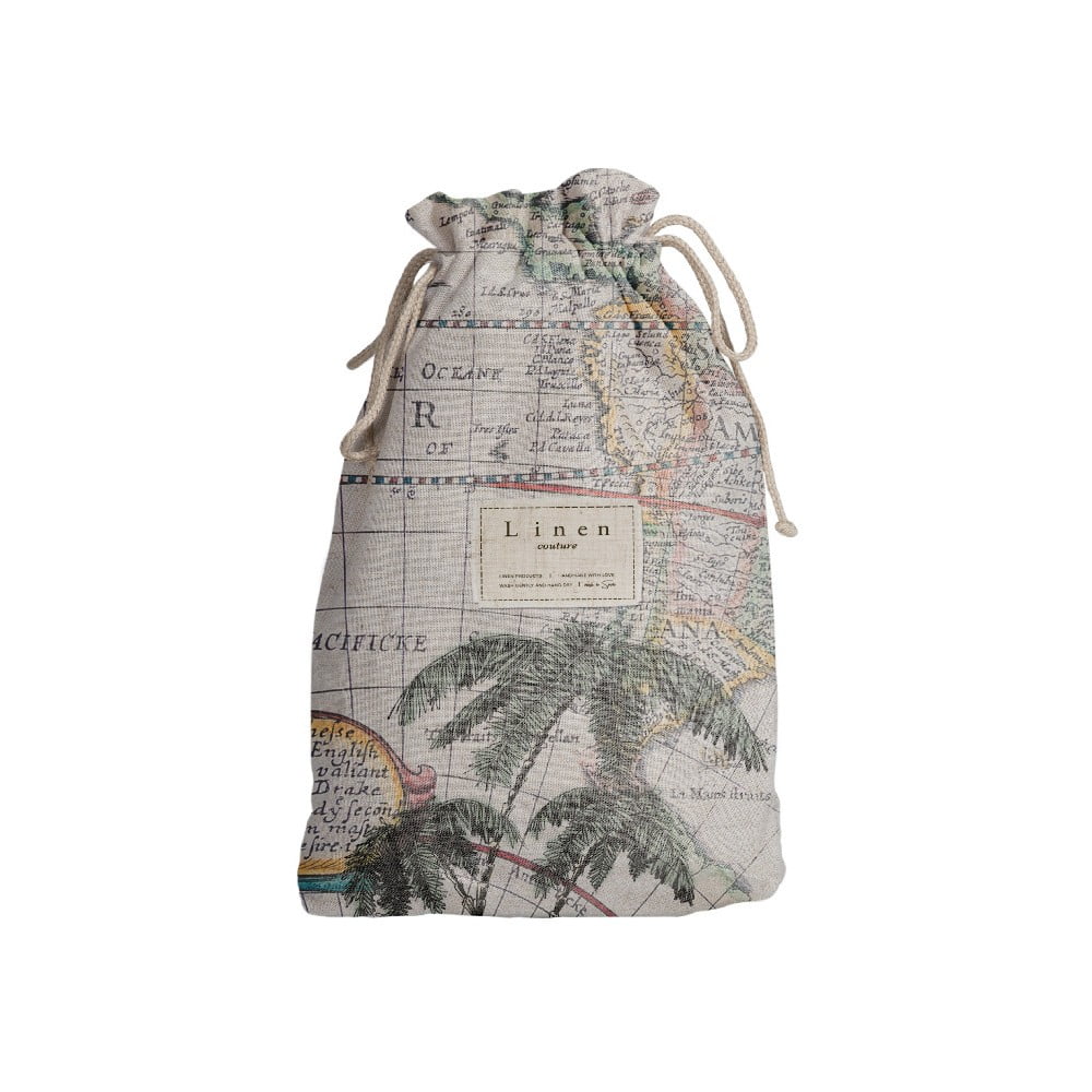 Obrázok Cestovný vak Linen Palm Trees, dĺžka 44 cm