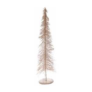 Dekoratívny kovový stromček v béžovozlatom odtieni Ewax Arbol, výška 60 cm