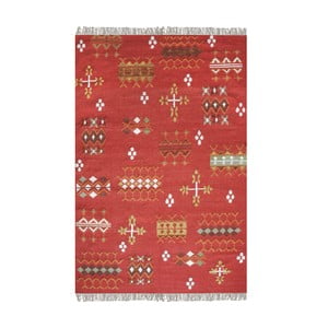 Ručne vyrábaný koberec The Rug Republic Huron Red, 160 × 230 cm