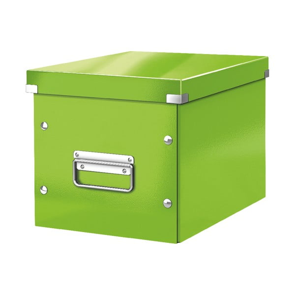 Zelená úložná škatuľa Leitz Office, dĺžka 26 cm