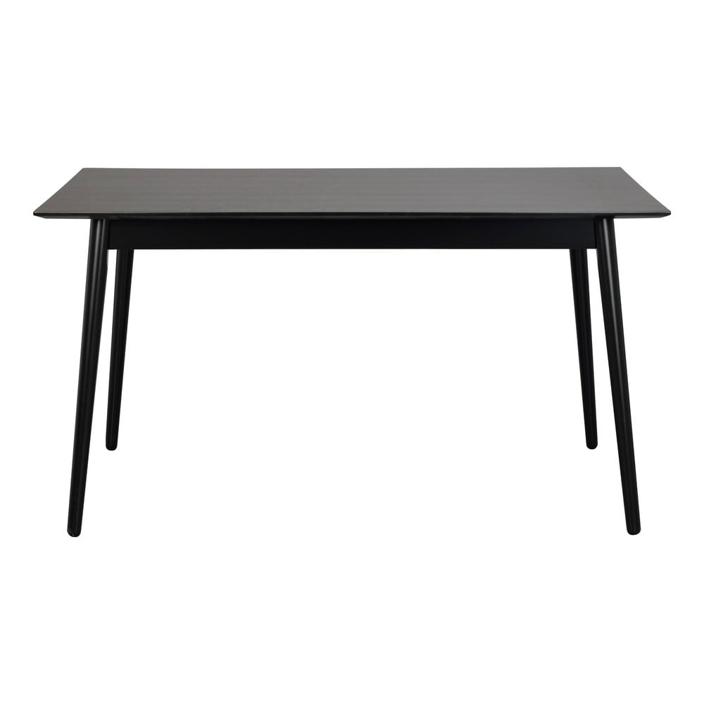 E-shop Čierny jedálenský stôl Rowico Lotta, 140 x 90 cm