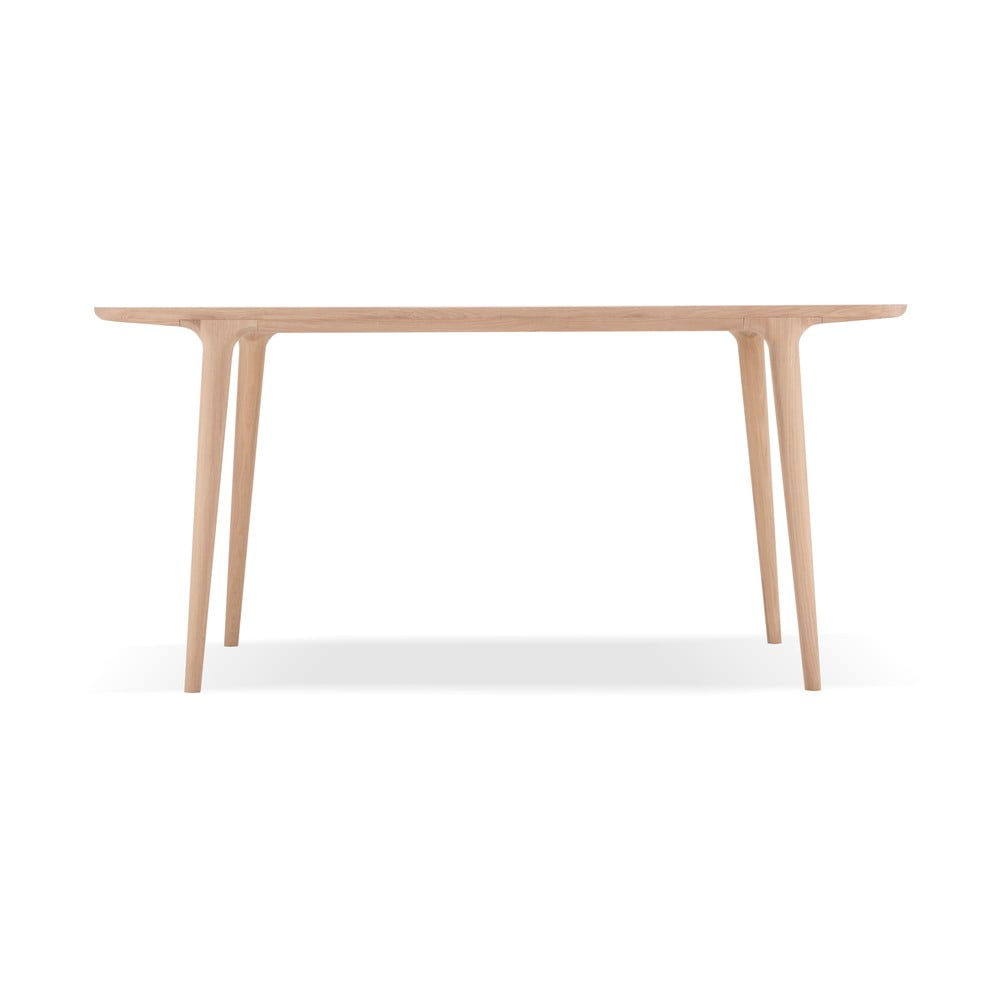 Jedálenský stôl z masívneho dubového dreva Gazzda Fawn, 160 × 90 cm