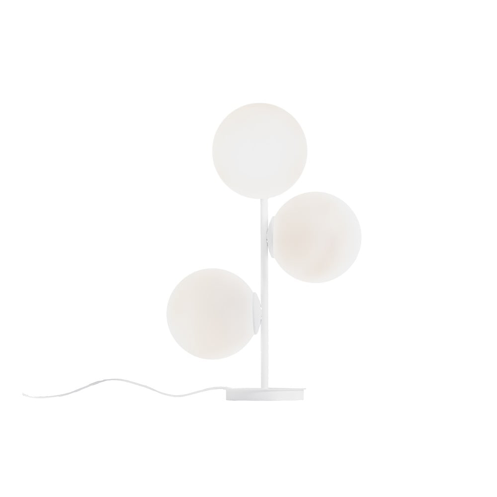 E-shop Biela stolová lampa Bobler - CustomForm