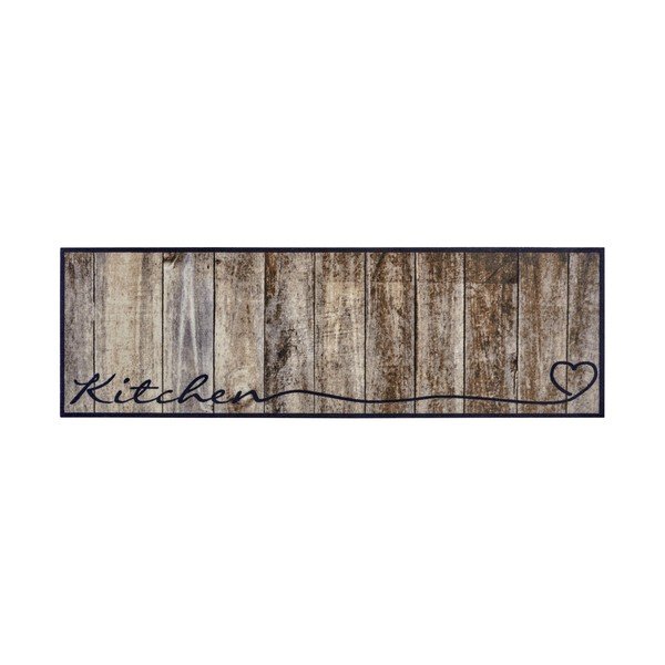 Zala Living Tappeto da cucina lavabile Star Boulevard (45 x 140 cm, 100% poliammide, antiscivolo, adatto per riscaldamento a pavimento, colore: nero