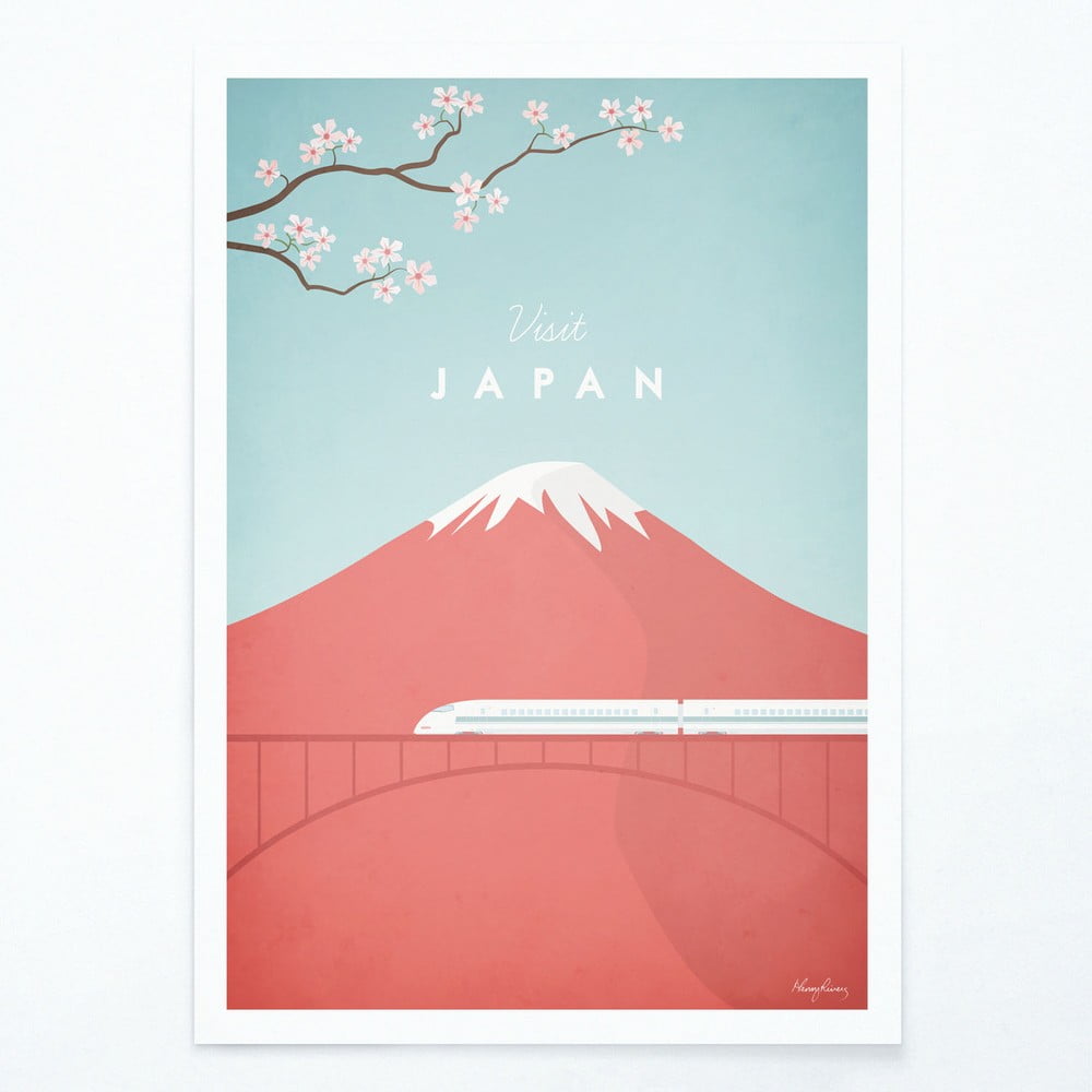 E-shop Plagát Travelposter Japan, 30 x 40 cm