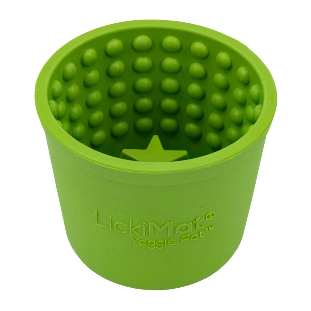 Lízacia miska Yoggie Pot Green – LickiMat