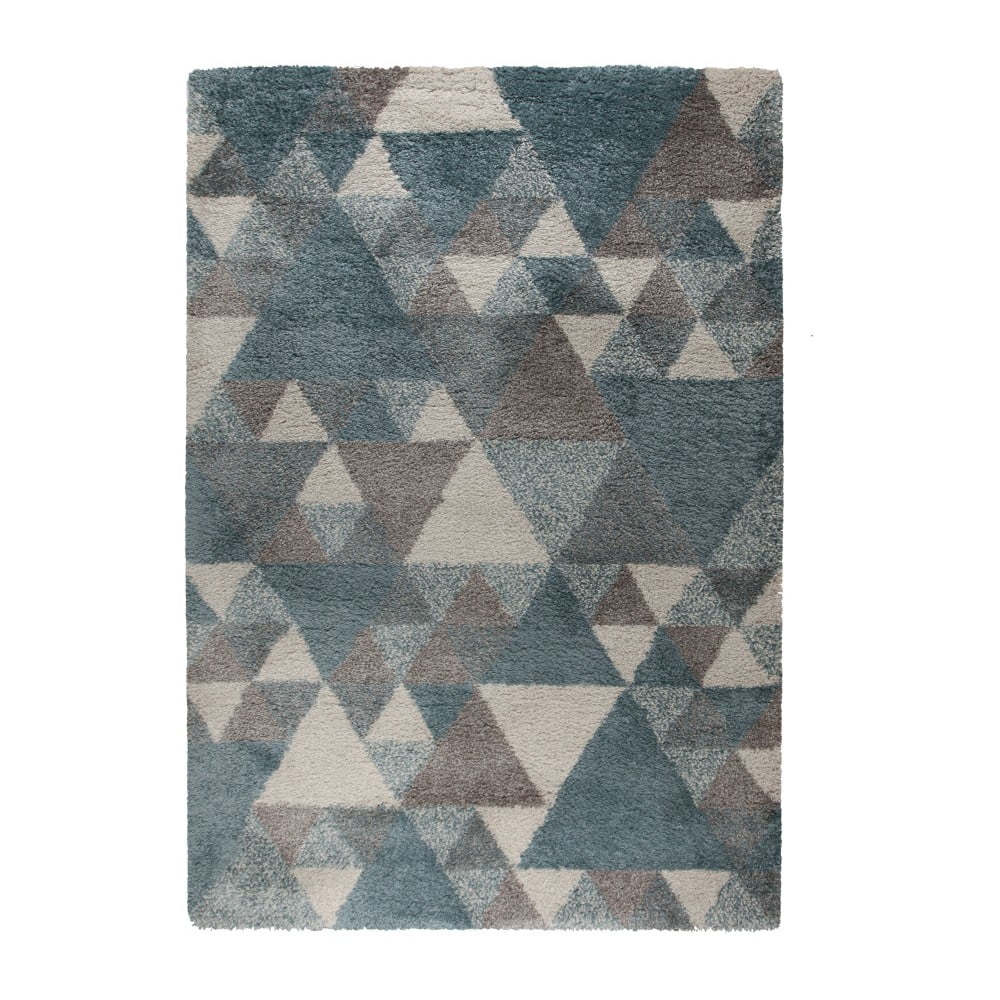 Obrázok Modro-krémový koberec Flair Rugs Nuru, 80 × 150 cm