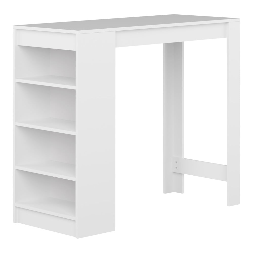 E-shop Biely barový stôl 115x50 cm Aravis - TemaHome