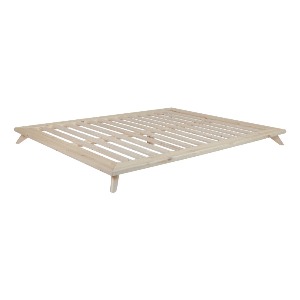 E-shop Dvojlôžková posteľ Karup Design Senza Bed Natural, 140 x 200 cm