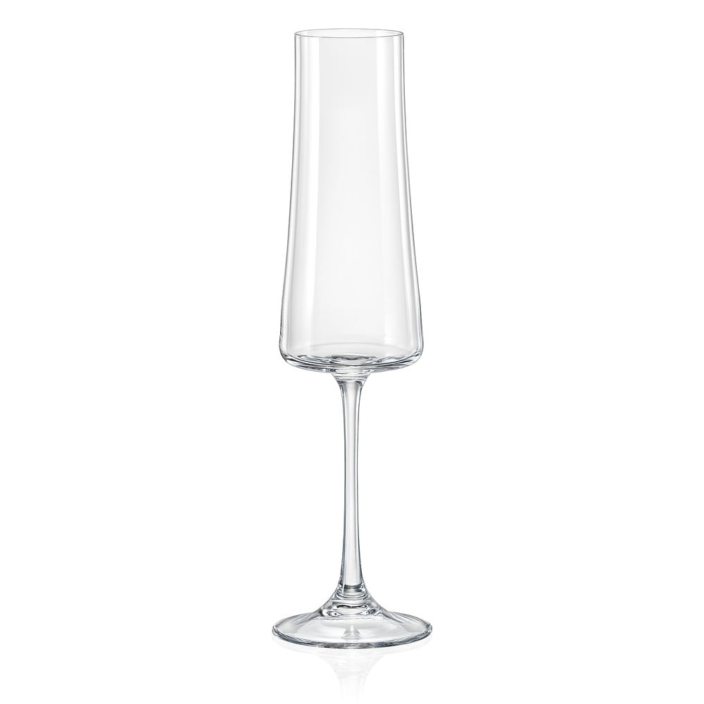 E-shop Súprava 6 pohárov na šampanské Crystalex Xtra, 210 ml