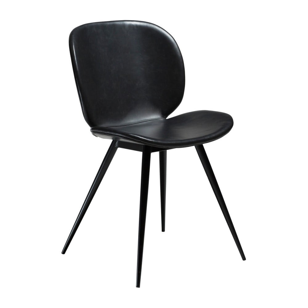 E-shop Čierna koženková stolička DAN-FORM Denmark Cloud