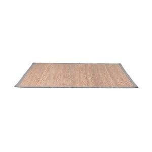 Jutový koberec so sivým bavlneným detailom LABEL51, 160 x 230 cm