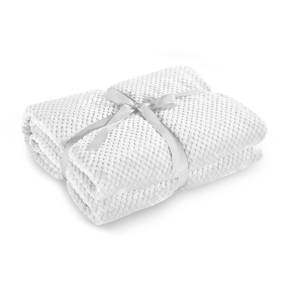 E-shop Biela deka z mikrovlákna DecoKing Henry, 170 x 210 cm