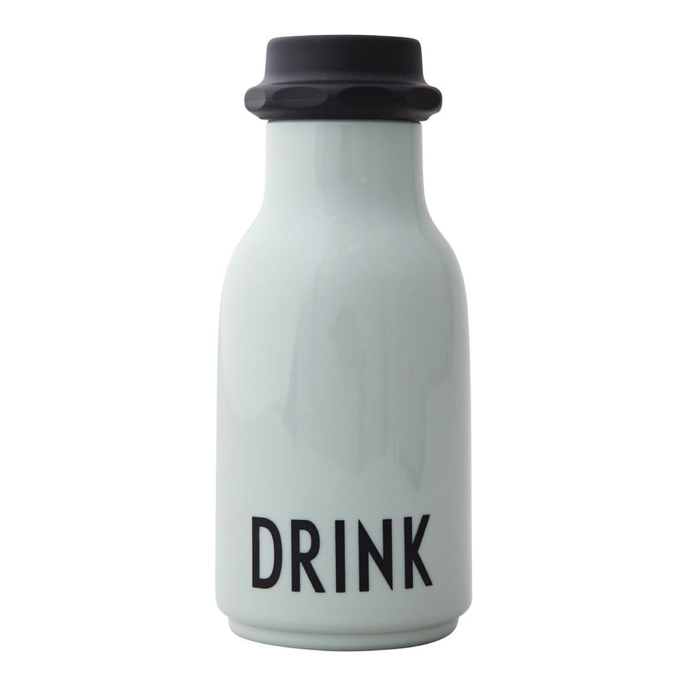E-shop Svetlozelená detská fľaša Design Letters Drink, 330 ml