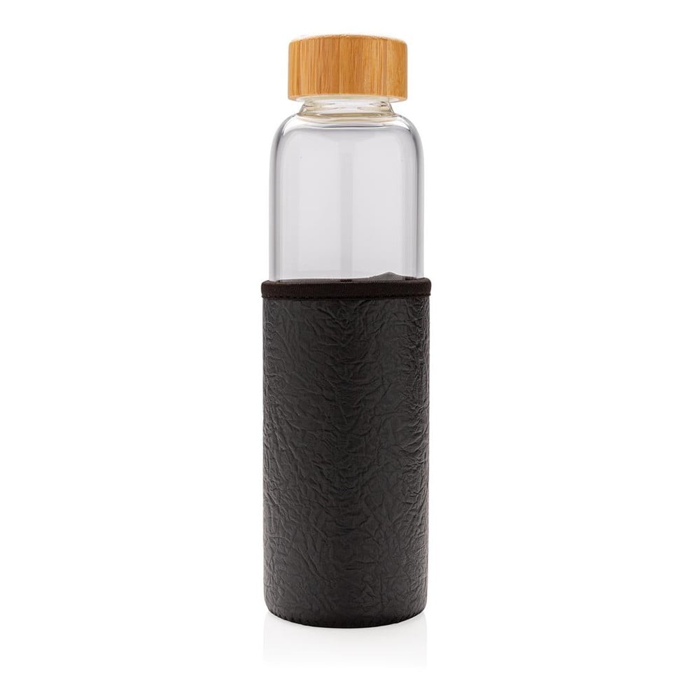 E-shop Sklenená fľaša s čiernym úchytom XD Collection, 0,55 l