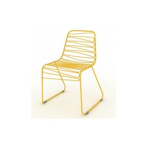Žltá stolička Magis Flux