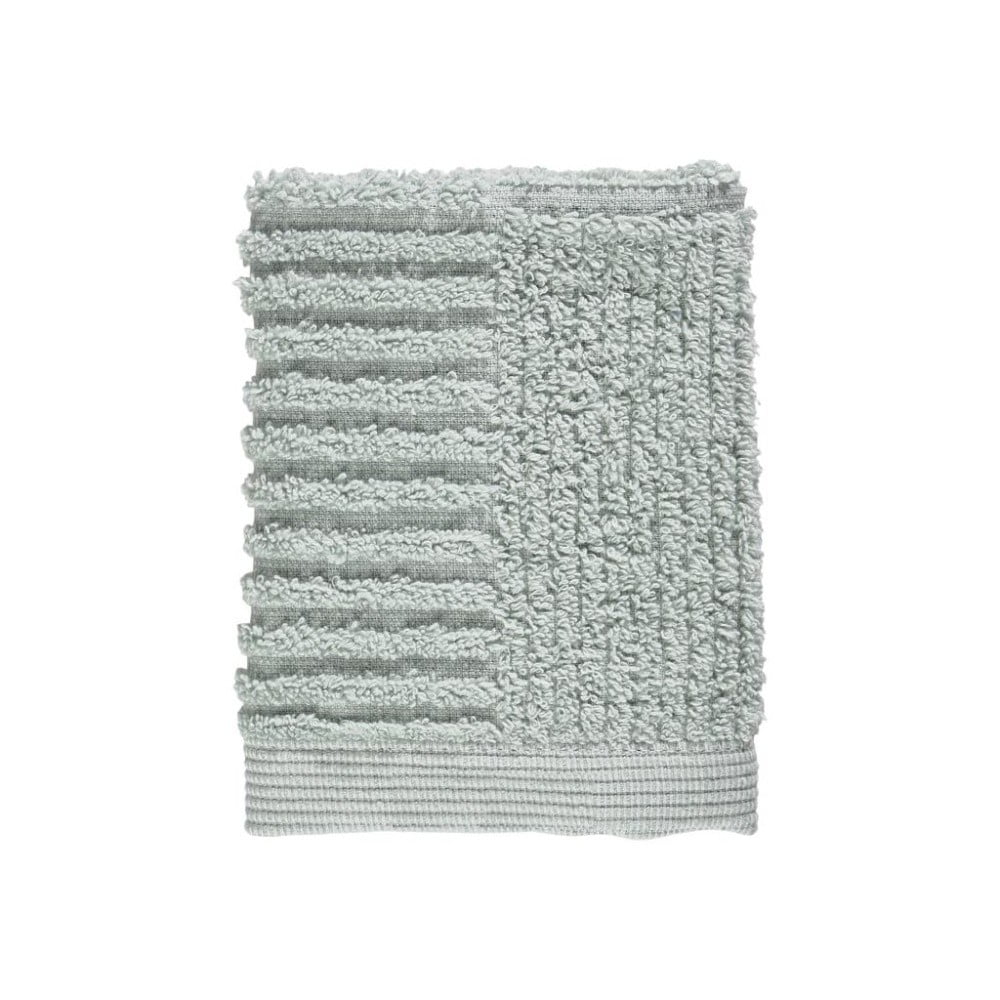 E-shop Svetlosivozelený uterák zo 100 % bavlny na tvár Zone Classic Dust Green, 30 × 30 cm